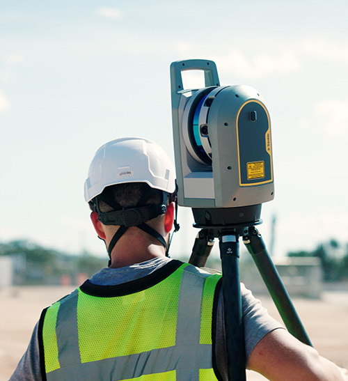 Trimble X9 laser scanning system 